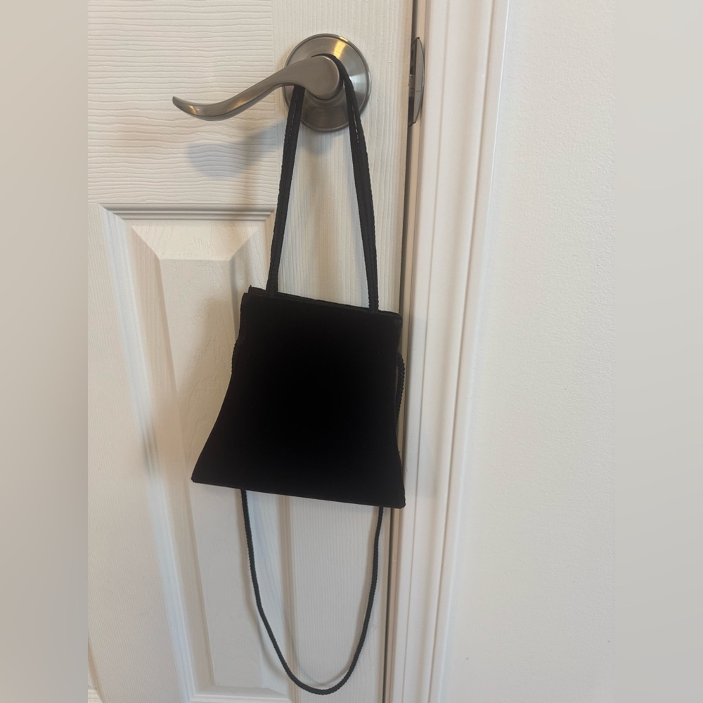 Sasha New York Velvet Black Purse
